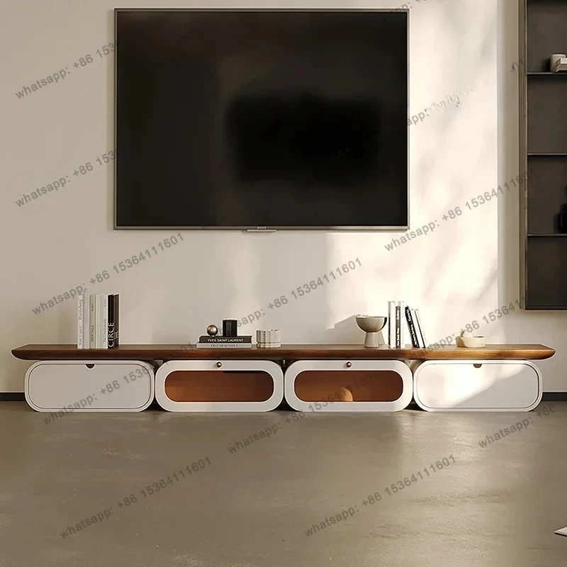 

yj21 Drawers Living Room Tv Stand Modern Brown Flotante Designer Floor Tv Cabinet Nordic Luxury Showcase Fernsehtisch Furniture