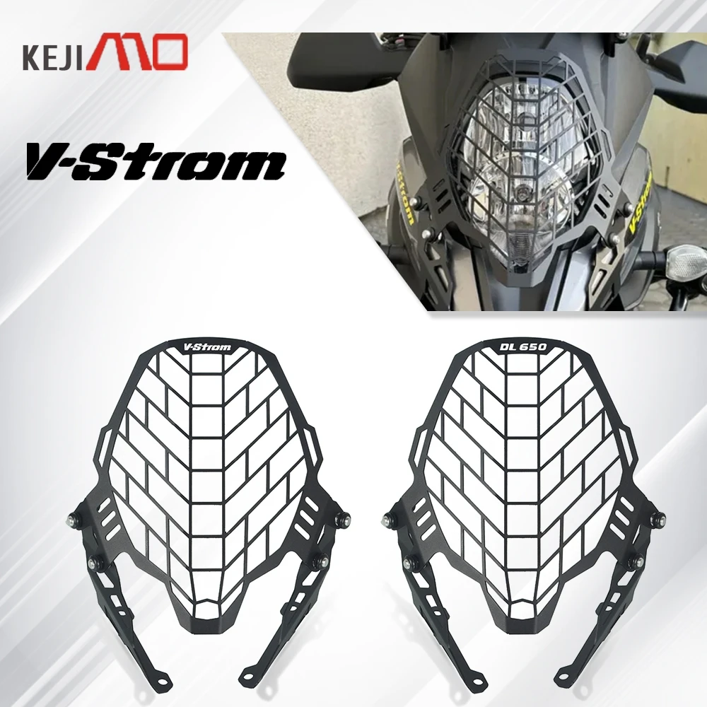 

For SUZUKI DL650 V-STROM650 Vstrom 650 XT 2017 2018 2019 2020 2021-2026 Motorcycle Headlight Grille Guard Cover Protection Grill