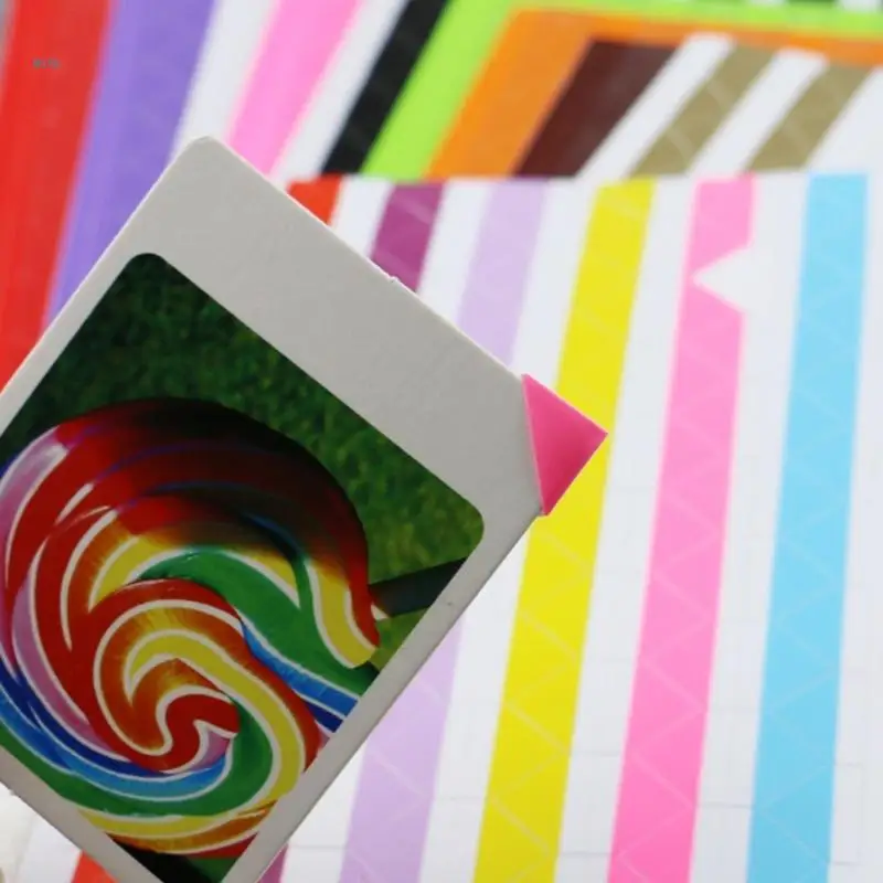 1020 Pieces Colorful Picture Corner Stickers Self-Adhesive Photo Corner Stickers Dropship