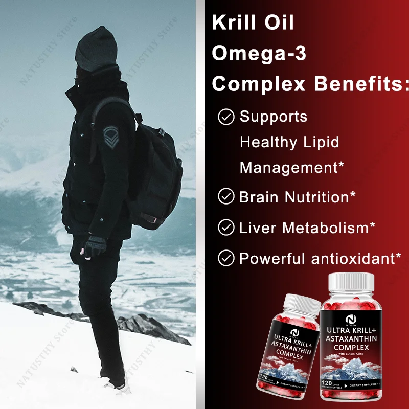 Ultra Krill Oil with Astaxanth - Krill Oil Supplement ulasan dan harga