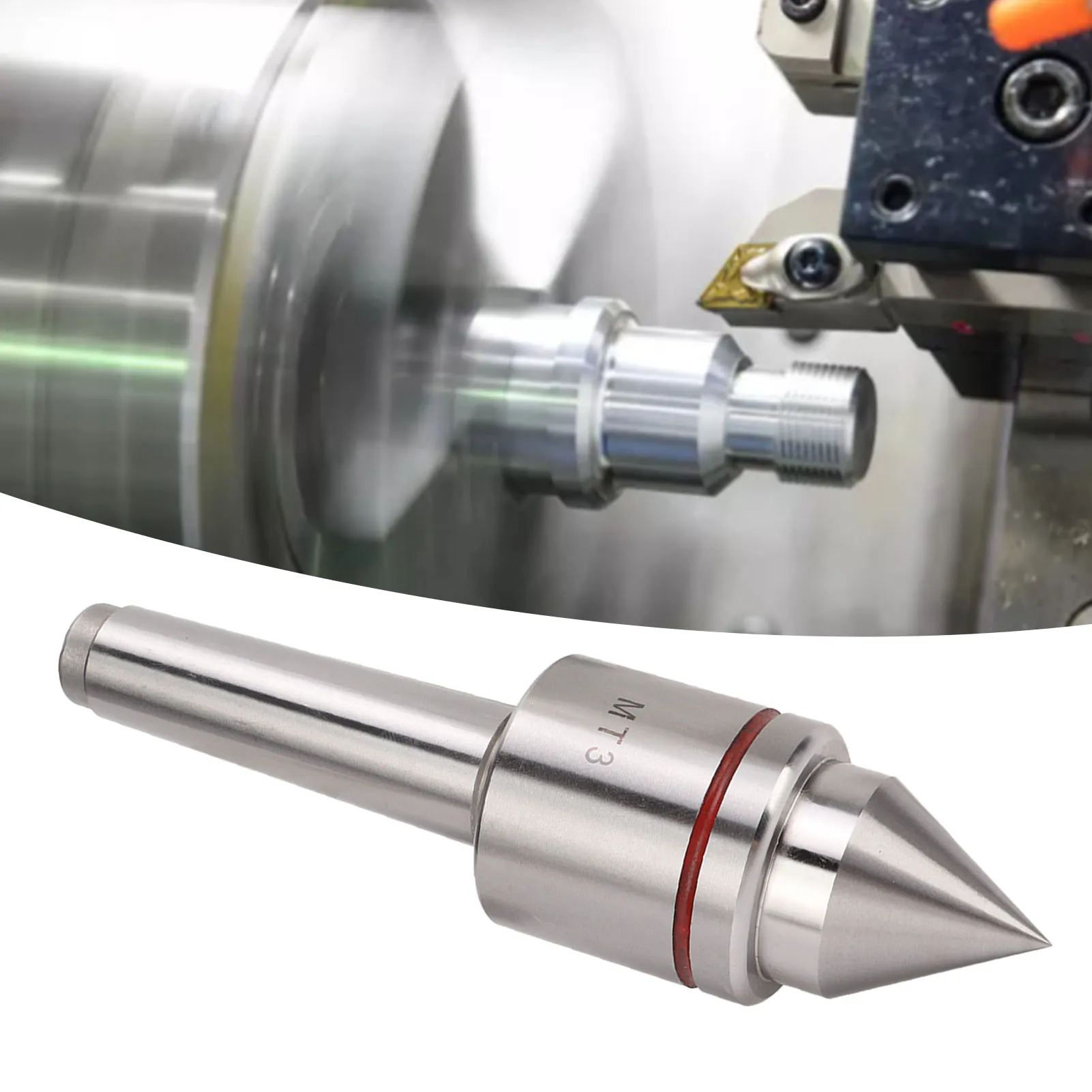 MT3 Live Revolving Center 60 Degree Revolving High Carbon Steel 0.005 Accuracy Lathe Machine CNC Tool