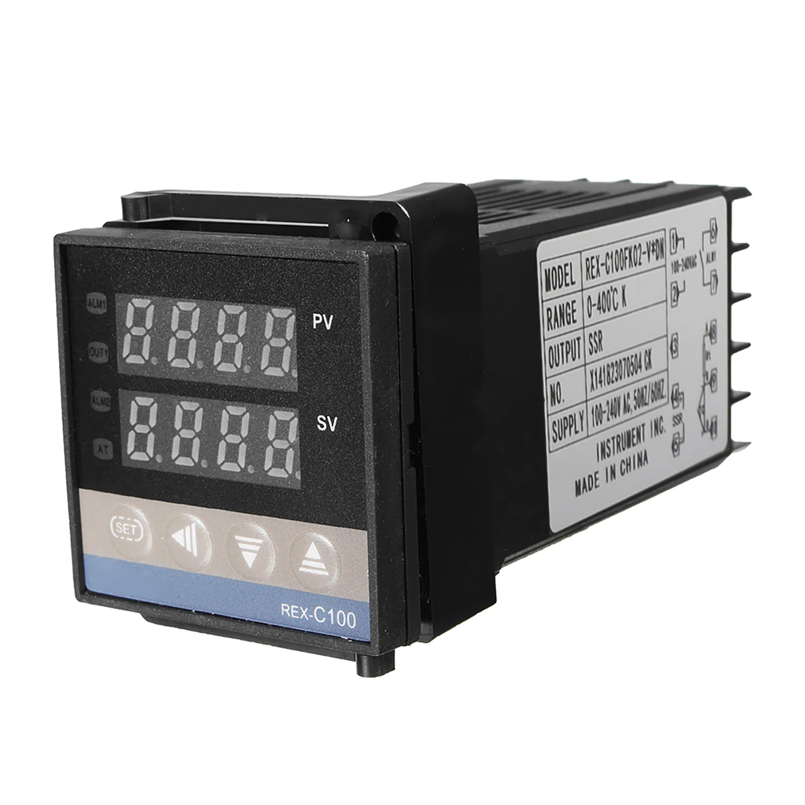 

Датчик датчика типа K Max.40A SSR REX C100, набор цифровых ПИД-регуляторов температуры с твердотельным накопителем 40А, 1 м, кабель датчика термопары K
