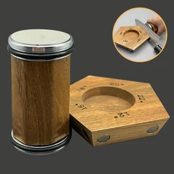 2025 NEW Rolling Knife Sharpener Knife Holder Diamond Sharpener Stone Whetstone Sharpening Angles Grind Stone Kitchen Tools