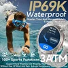 2025 새로운 군사 인증 GPS 스포츠 Smartwatch 남자 10ATM 방수 건강 모니터 피트니스 스마트 팔찌 맞춤형 버전 4