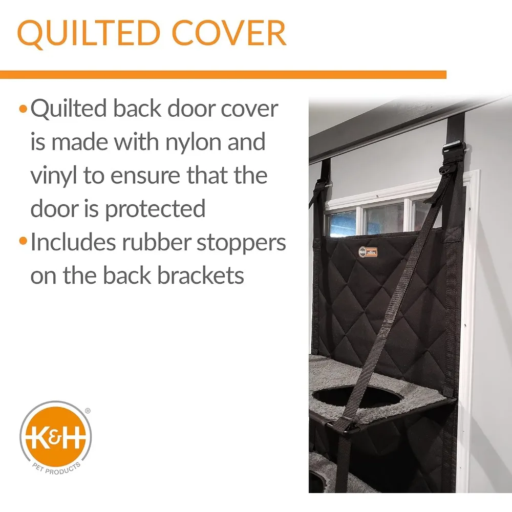 Space-Saving Wall-Mounted Cat Tree with Multi-Level Perch, Hammock Bed, Tool-Free Assembly - Gray