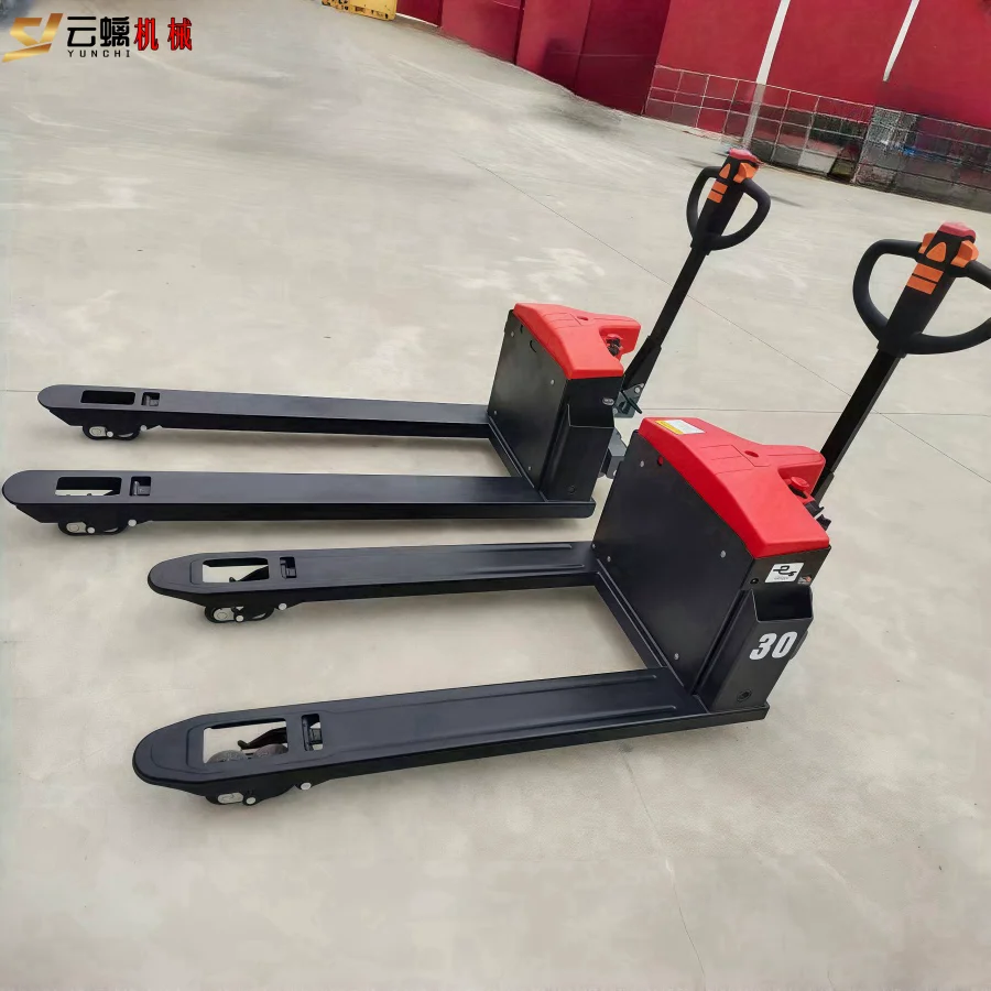 Fully Electric Lithium Battery Pallet Jack 3000kg 6614lb Hydraulic Pallet Truck for Cargo Handling