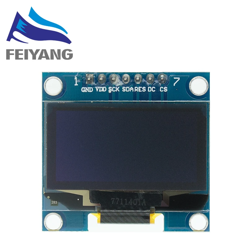 1.3 "Oled Module 1.3 Inch Display Module Wit/Blauw 128x64spi/Iic I2c Communiceren Kleur 1.3 Inch Oled Lcd Led Display Module