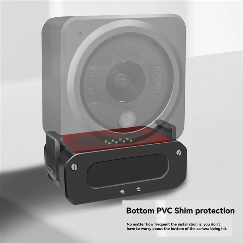 Magnetische basisadapter met Type-C opladen voor DJI Action2 camerahouder, 1/4 ARRI-interface-BCBW