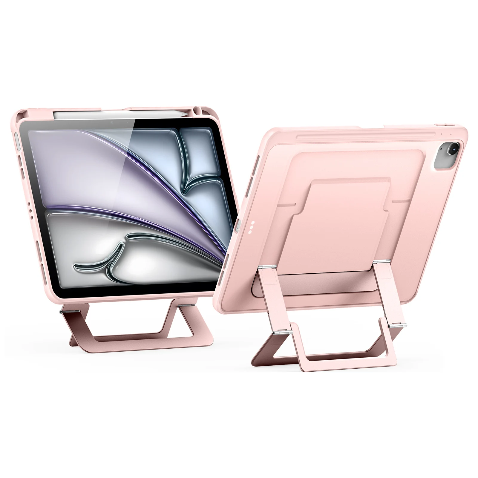 Kleurrijke, verstelbare standaardhoes van legering voor iPad Pro 11/13, iPad Air 11/13 (2024/2025/2026), iPad 10e/11e generatie, iPad Air 5/4 10.9 inch