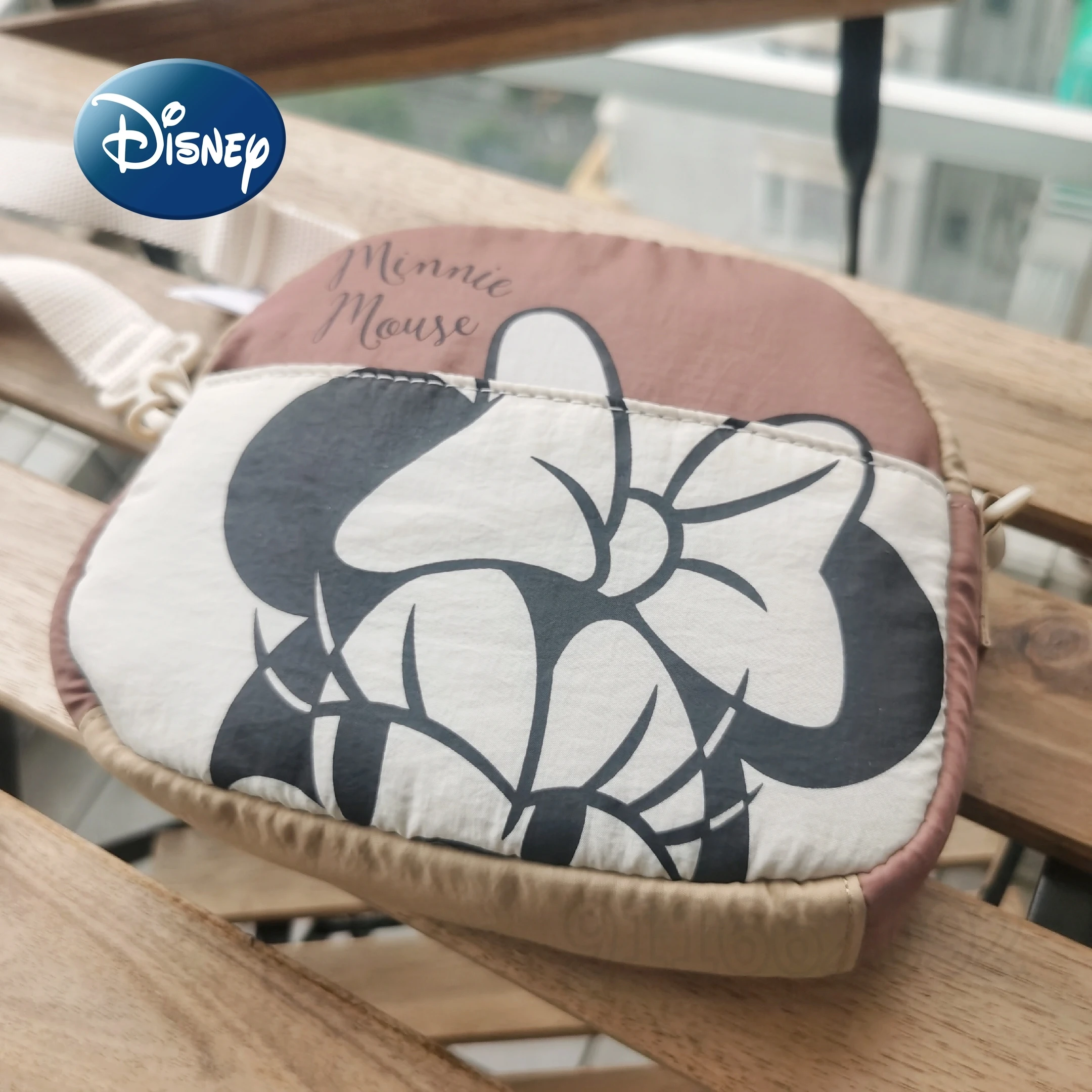 

Disney Minnie New Girl Bag Cartoon Fashion Girl Handbag Multifunctional Large Capacity Women's Mobile Phone Bag Messenger Bag