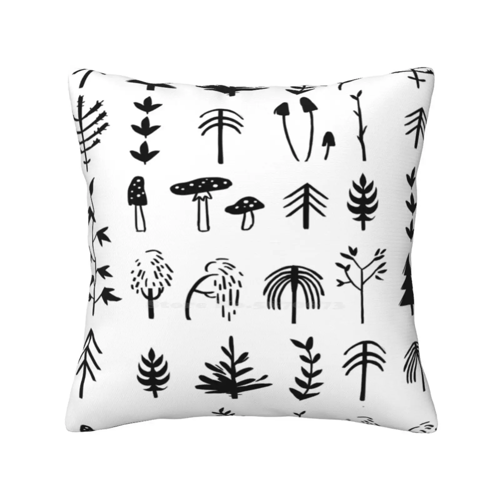 

Autumn Pattern Home Sofa Car Cushion Cover Pillowcase Plants Pattern Autumn Cute Trees Nature