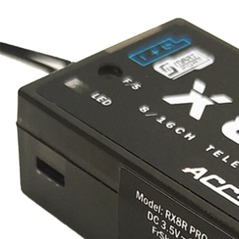 Récepteur New-X8R 8Ch/16Ch 2.4Ghz avec antenne pour TX16S TX18S JUMPER XJT X9D Plus,Horus X12S,x-lite Pro ACCST et Rssiandsbus