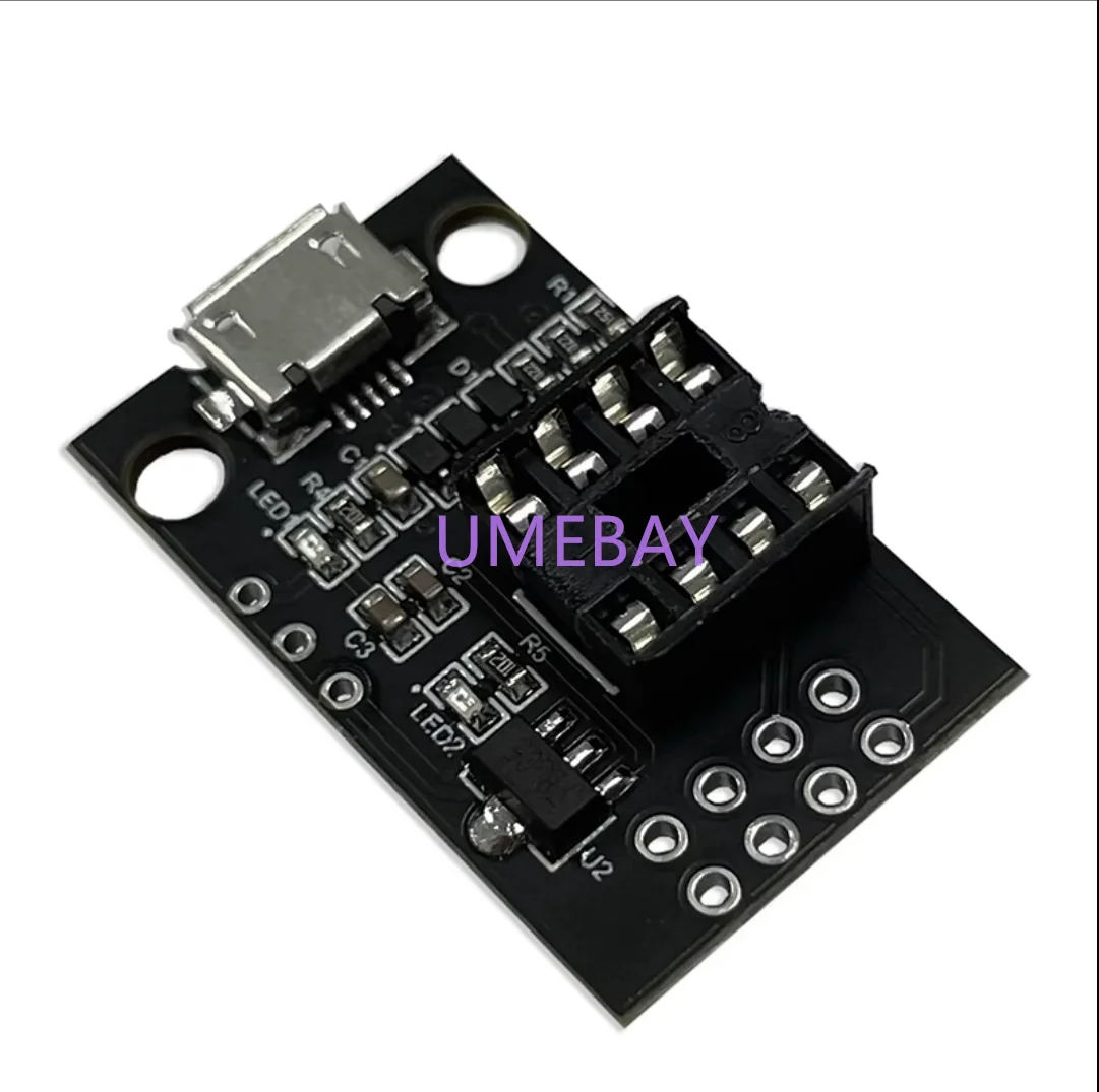 5PCS   ATTiny13A/ATTiny25/ATTiny45/ATTiny85 Pluggable Development Programming Board Transfer Test