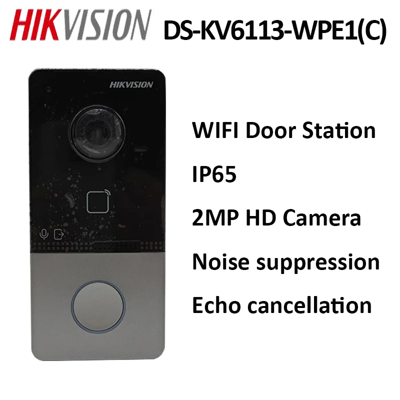 ΠΡΠΈΠ³ΠΈΠ½Π°Π»ΡΠ½Π°Ρ Hikvision DS-KV6113-WPE1(C) POE/Wi-Fi Π΄Π²Π΅ΡΠ½Π°Ρ ΡΡΠ°Π½ΡΠΈΡ Π΄Π»Ρ Π²ΠΈΠ»Π»Ρ 2-ΠΌΠ΅Π³Π°ΠΏΠΈΠΊΡΠ΅Π»ΡΠ½Π°Ρ ΠΊΠ°ΠΌΠ΅ΡΠ° IP65 Π΄Π²Π΅ΡΠ½ΠΎΠΉ Π·Π²ΠΎΠ½ΠΎΠΊ ΡΠ»ΠΈΡΠ½ΡΠΉ Π²ΠΈΠ΄Π΅ΠΎΠ΄ΠΎΠΌΠΎΡΠΎΠ½ ΠΏΡΠΈΠ»ΠΎΠΆΠ΅Π½ΠΈΠ΅ Hik-Connect ΠΡΠΈΠ³ΠΈΠ½Π°Π»ΡΠ½Π°Ρ Hikvision DS-KV6113-WPE1(C) POE/Wi-Fi Π΄Π²Π΅ΡΠ½Π°Ρ ΡΡΠ°Π½ΡΠΈΡ Π΄Π»Ρ Π²ΠΈΠ»Π»Ρ 2-ΠΌΠ΅Π³Π°ΠΏΠΈΠΊΡΠ΅Π»ΡΠ½Π°Ρ ΠΊΠ°ΠΌΠ΅ΡΠ° IP65 Π΄Π²Π΅ΡΠ½ΠΎΠΉ Π·Π²ΠΎΠ½ΠΎΠΊ ΡΠ»ΠΈΡΠ½ΡΠΉ Π²ΠΈΠ΄Π΅ΠΎΠ΄ΠΎΠΌΠΎΡΠΎΠ½ ΠΏΡΠΈΠ»ΠΎΠΆΠ΅Π½ΠΈΠ΅ Hik-Connect