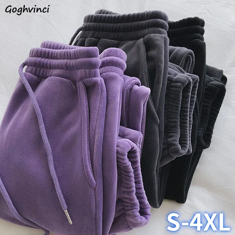 

Брюки до щиколотки женские S-3XL повседневные унисекс Harajuku весенние универсальные свободные популярные корейский стиль с высокой талией уютные простые Y2k