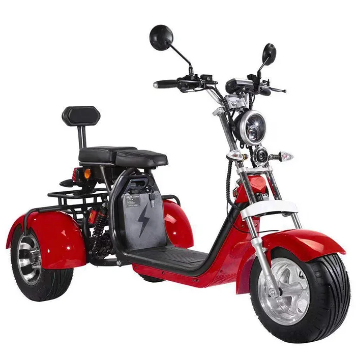 

Multipurpose EEC/COC Three Wheel 2000w motor cargo motorcycle Golf Tricycles for adult Citycoco Scooter custom