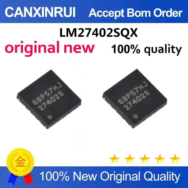 LM27402SQX Screen Printing 27402S QFN16 package synchronous step-down controller power supply chip IC