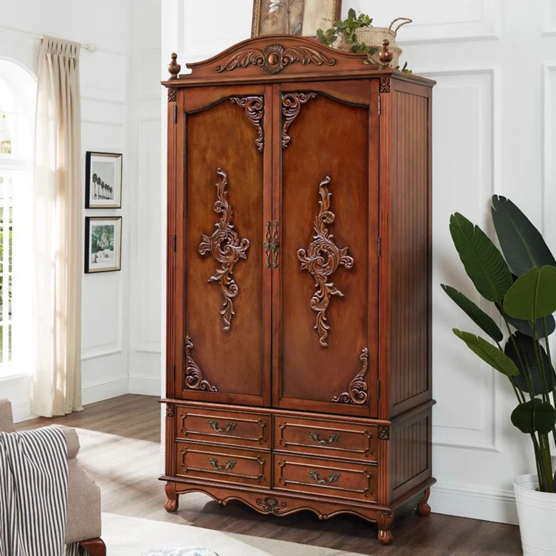 Storage Wood Wardrobe Handles Luxury Doors Open Closets Bedroom Wardrobe Cabinet Shelves Ropero Armable De Ropa Furniture