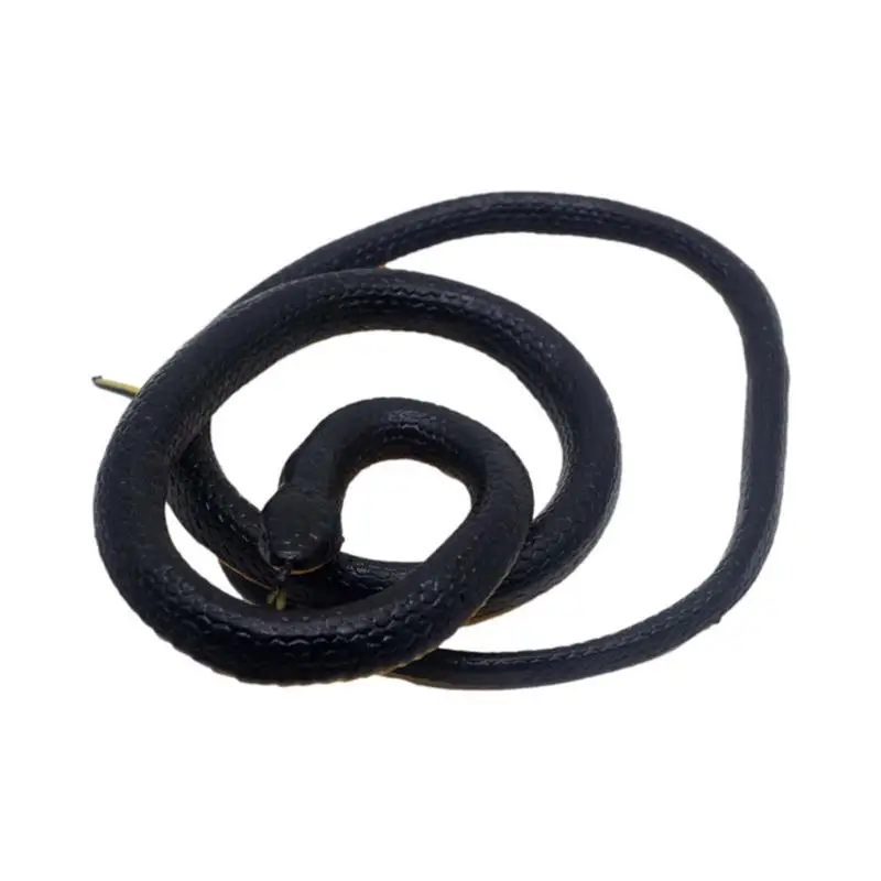 

120CM Soft Rubber Snake Simulation Animal Model Figure Plastic Fun Prank Gift For Kids Educational Children's Boys Girls Hot Toy