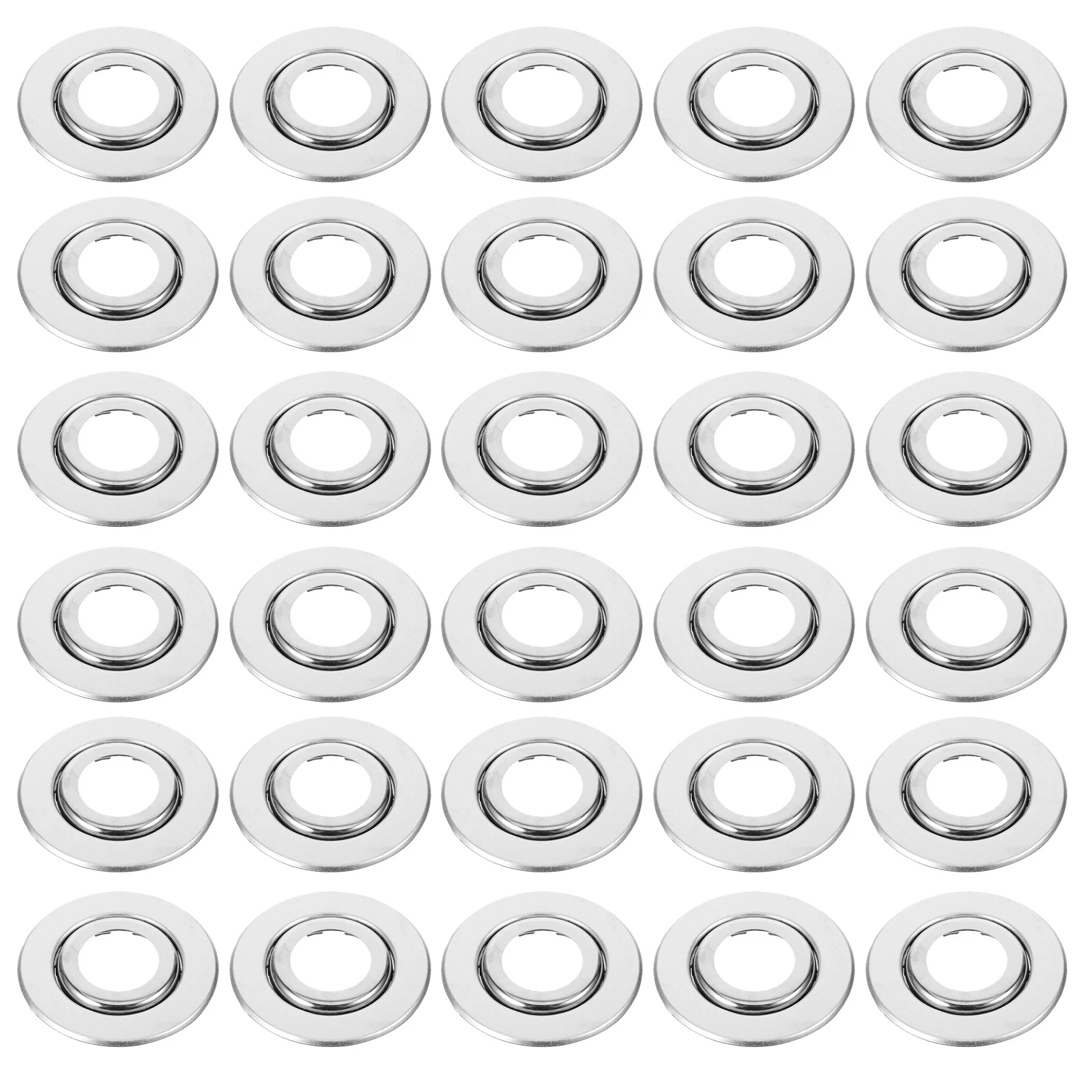 30 قطعة Escutcheon استبدال غطاء السقف الرش تقليم التحديثية لوحة تنورة