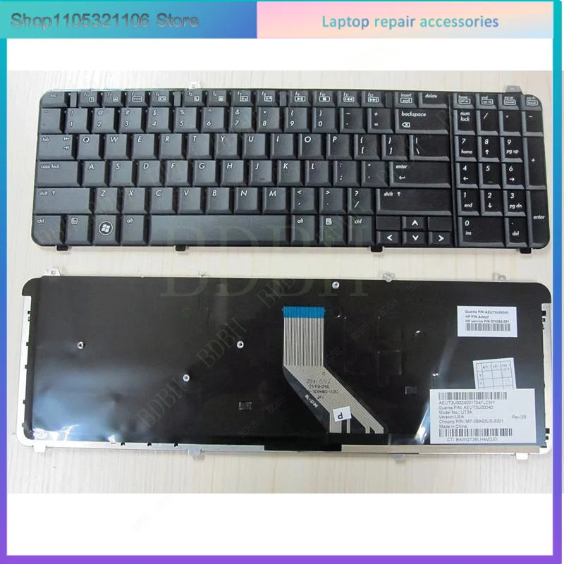 NOVO teclado para HP Pavilion DV6 DV6T DV6Z DV6-1000 DV6-2000 Series PRETO EUA