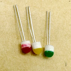 10 uds/TLR102A rojo TLY102A amarillo TLG102A verde tubo digital LED importado inserción recta de 2 pines TO-3