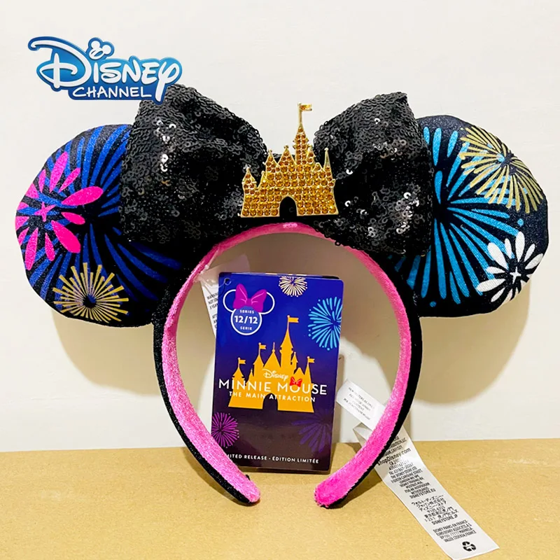 Disney Mickey Ears Headband Firework The Castle Hairband Sequins Cosplay Hairband Minnie Mouse Headband Gift For Women