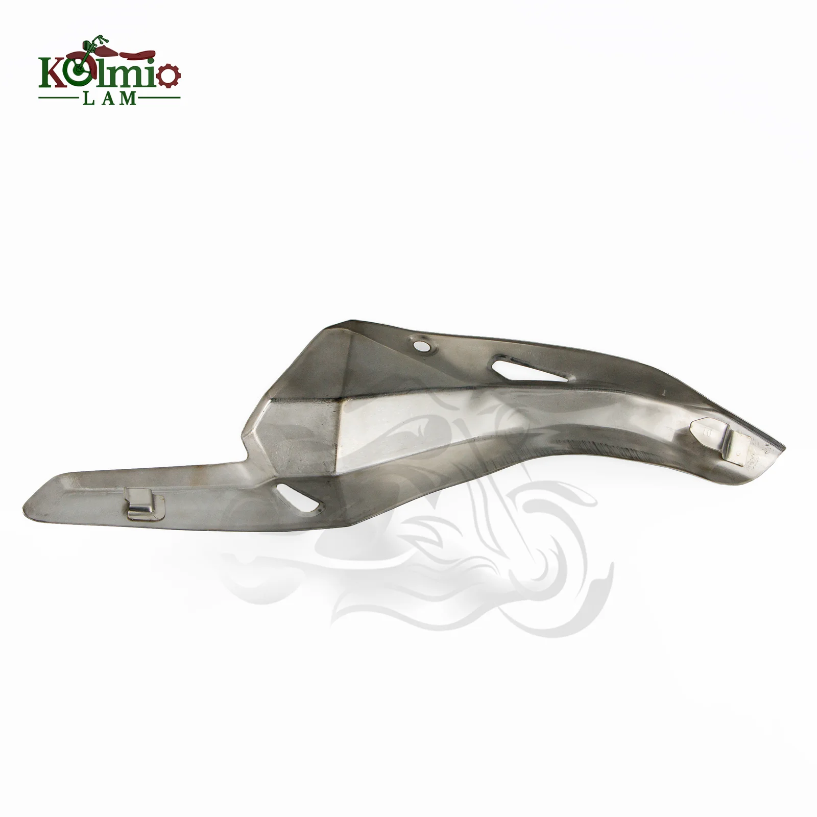 صالح لكاواساكي نينجا 400 500 Z400 Z500 دراجة نارية غطاء ماسورة العادم القلنسوة حامي الفولاذ المقاوم للصدأ EX400 Z 500 SE 2024 2025 #5