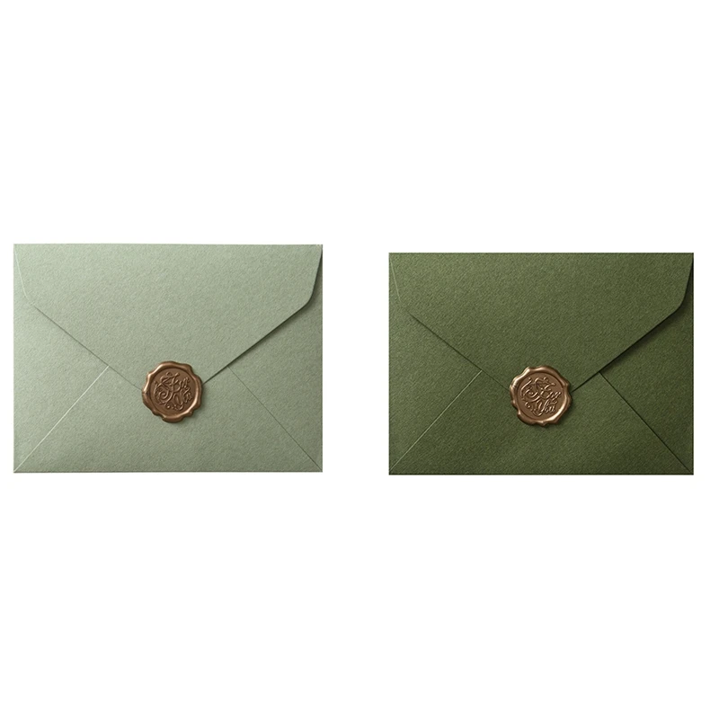 20Pcs Modern Simplicity Envelope With Fire Paint Imprint 16X12cm For Wedding Blessing Gratitude Invitations Giftbox