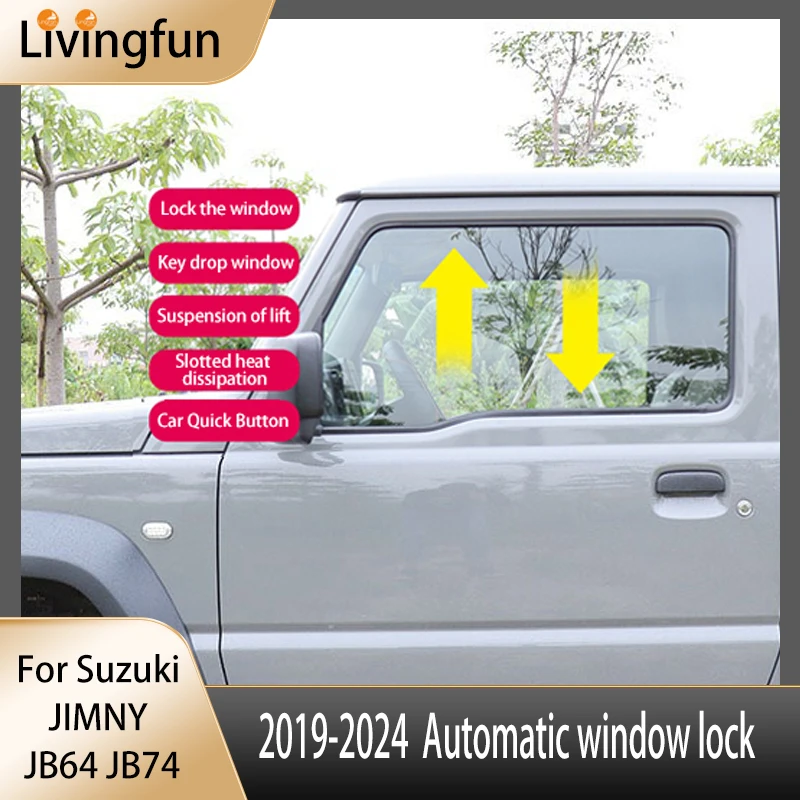 

For 2019 2020 2021 2022 2023 2024 Suzuki JIMNY JB64 JB74 Modified parts Automatic window lock Suzuki JIMNY Accessories