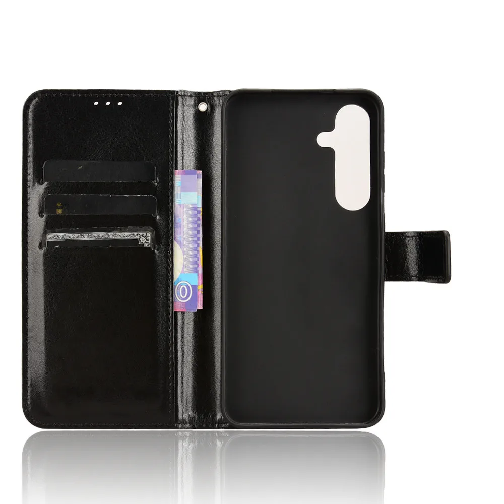 

Для Samsung Galaxy S26 Ultra Edge 5G Роскошный флип-чехол-кошелек из искусственной кожи с ремешком-подставкой для Samsung S26 S26 SamsungS26 Сумка для телефона