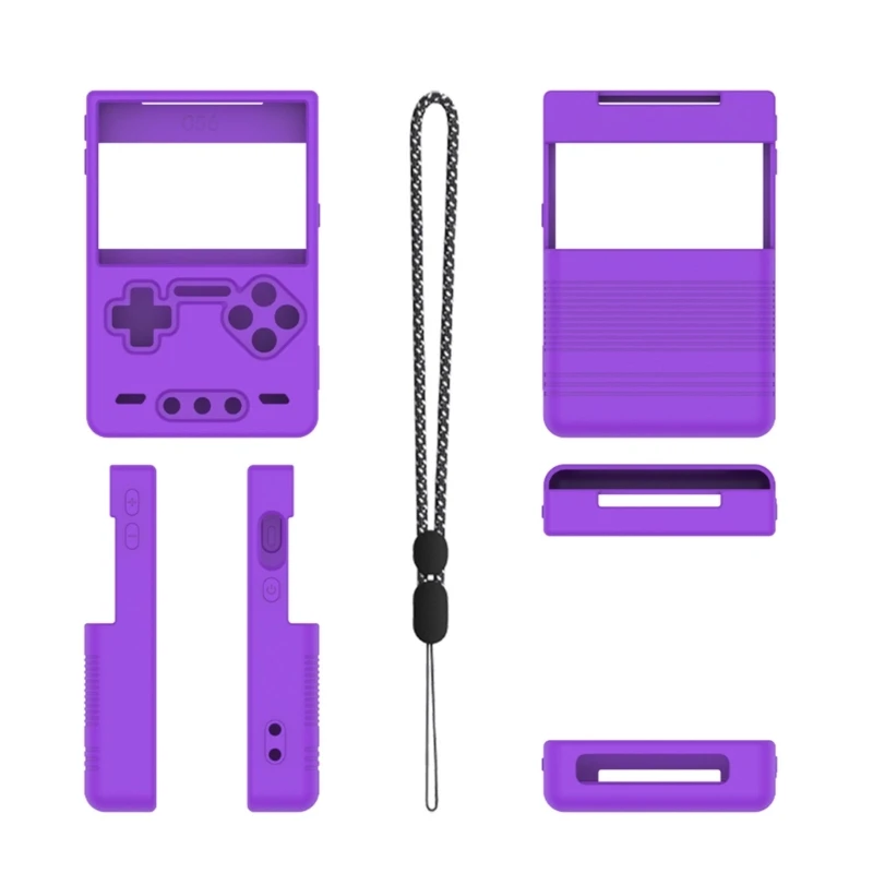 Защитный чехол для геймпада для Trimui Brick, пылезащитный корпус, чехол для консоли, силиконовый чехол со шнурком