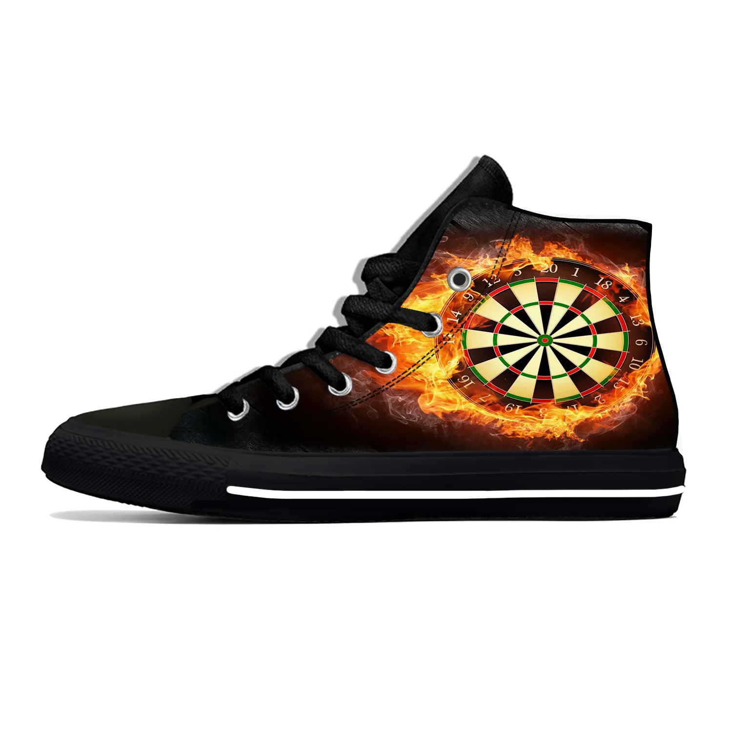 Summer Dart Darts Board Throw Game Funny Classic Casual Shoes High Top Lightweight Board Shoes Breathable Men Women Hot Sneakers