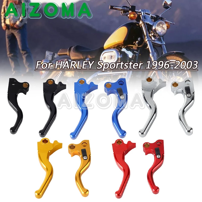 

2/3 FINGER Motorcycle Brake Clutch Lever For Harley Sportster Custom XL1200C XL883C Hugger XLH883HUG Roadster XL883R XLH1200 883