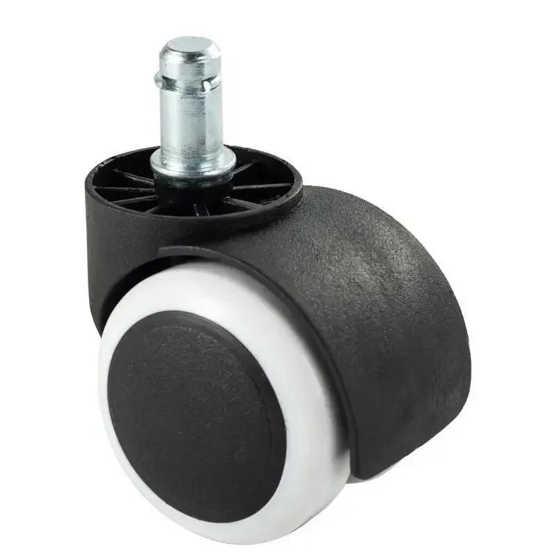 360 Degree Rotatable Safe Roller Office Chair Universal Furniture Caster Wheels 2Inch Swivel Castor Roller Rubber Wheel Hardware