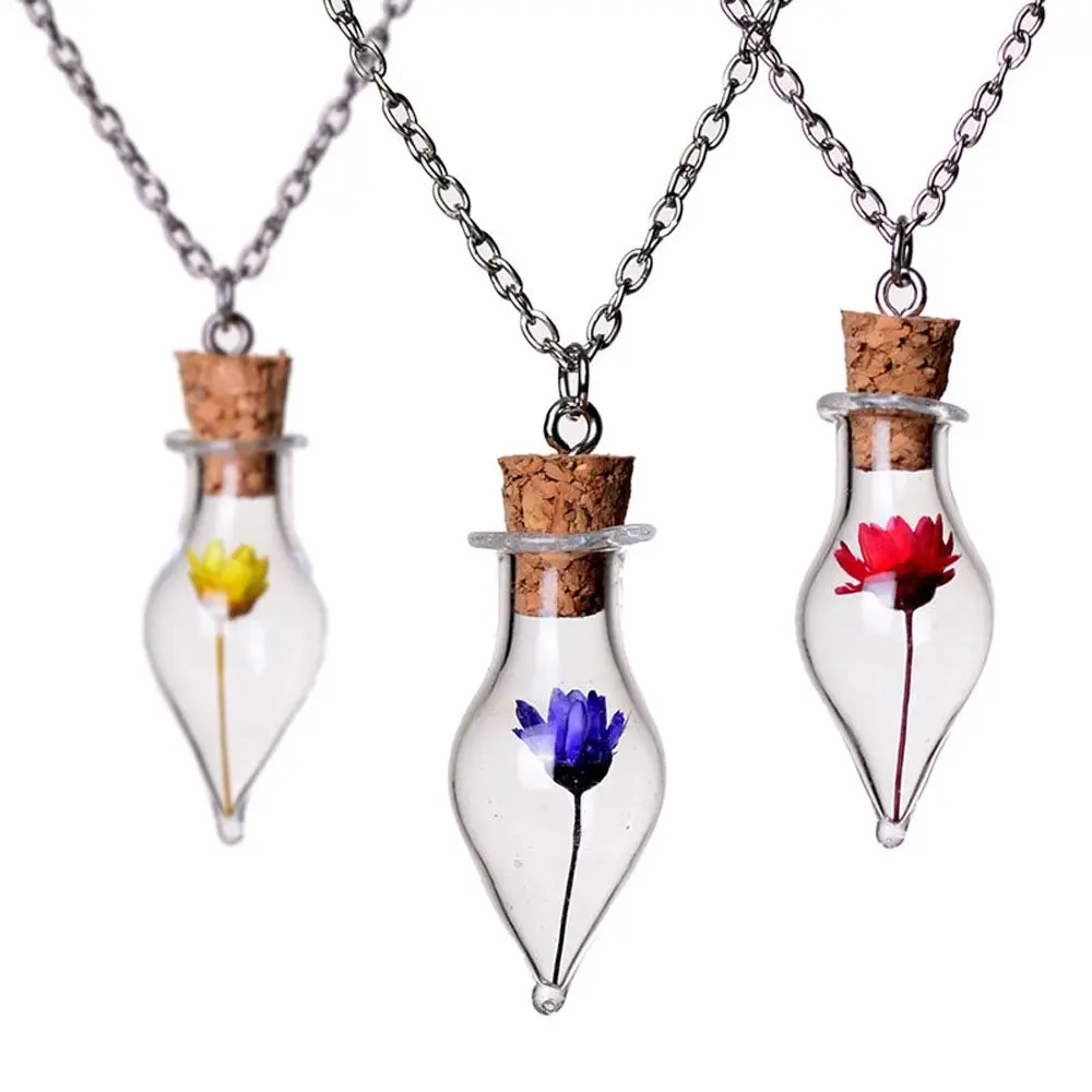 5pcs Mini Glass Cork Bottles Empty Sample Jars Wishing Bottle Wedding Home Decoration DIY Pendants Cork Stopper Storage Vial