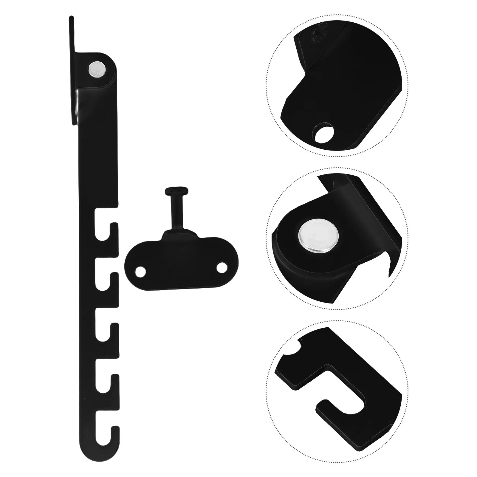 

1 Set Window Limiter Childproof Hook Design Windproof Support Easy Install No Tools Security Device For Casement Windows