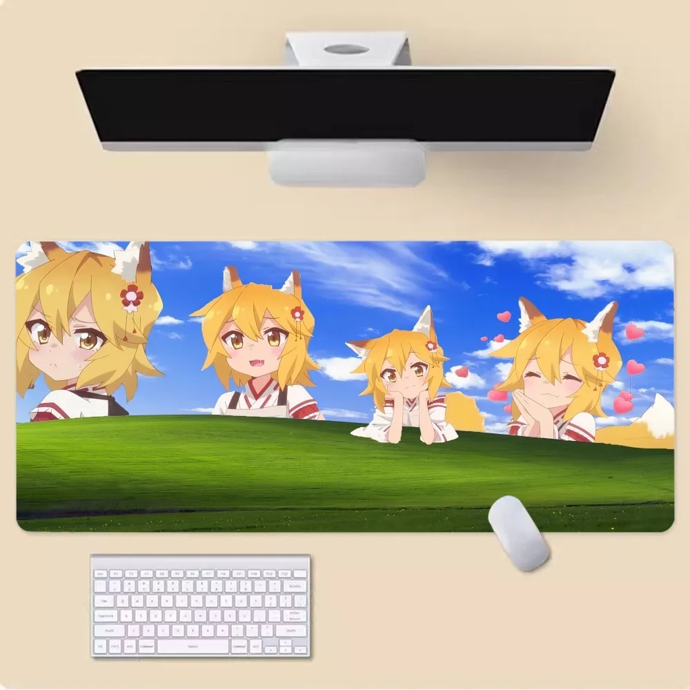 The Helpful Fox Senko-san Mousepad New Arrivals Gamer Speed Mice Retail Small Rubber Mousepad Size For Big CSGO Game Desktop PC