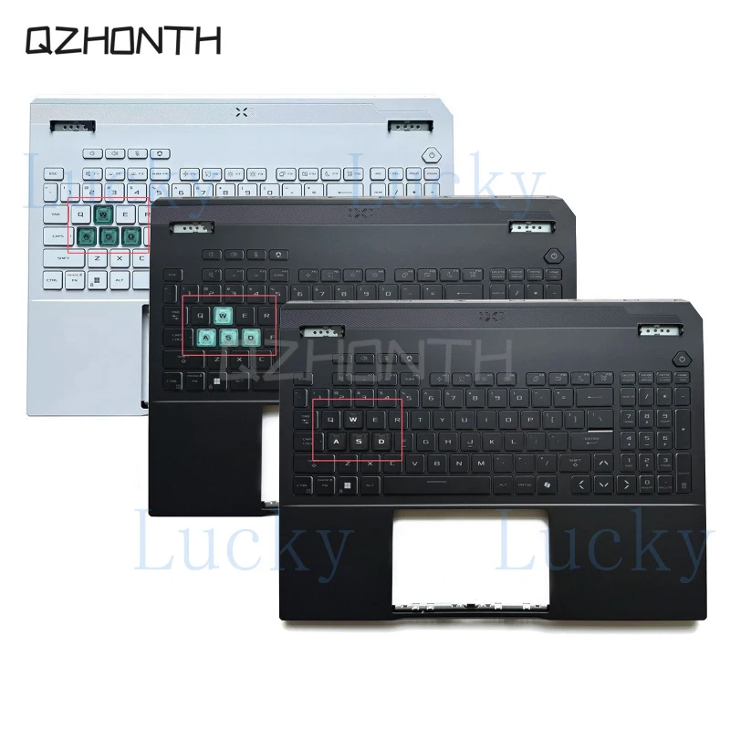 

f New For ASUS TUF Gaming A16 F16 FA608 FX608 Palmrest with US Backlit Keyboard
