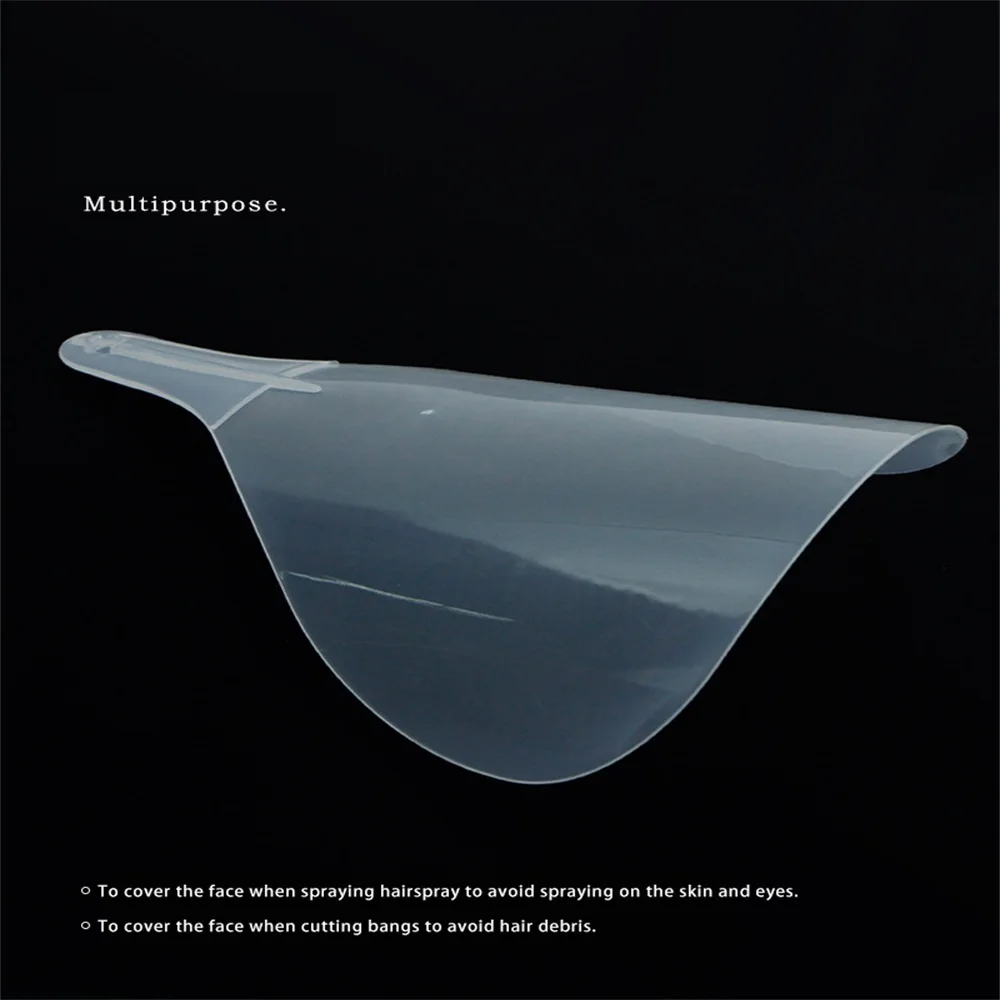 Barber Clear Plastic Hairspray Face Shield Hair Cut Pads Hair Salon Hairdressing Water Proof Spray Shields for Face Eyes Protect image 5