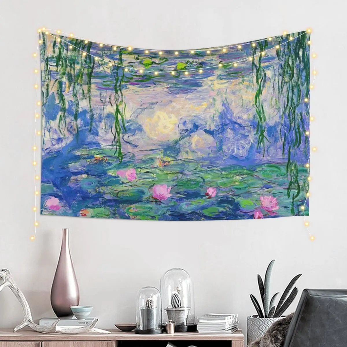 Water Lilies - Claude Monet Tapestry Decorations For Room Decoration Room Tapestry