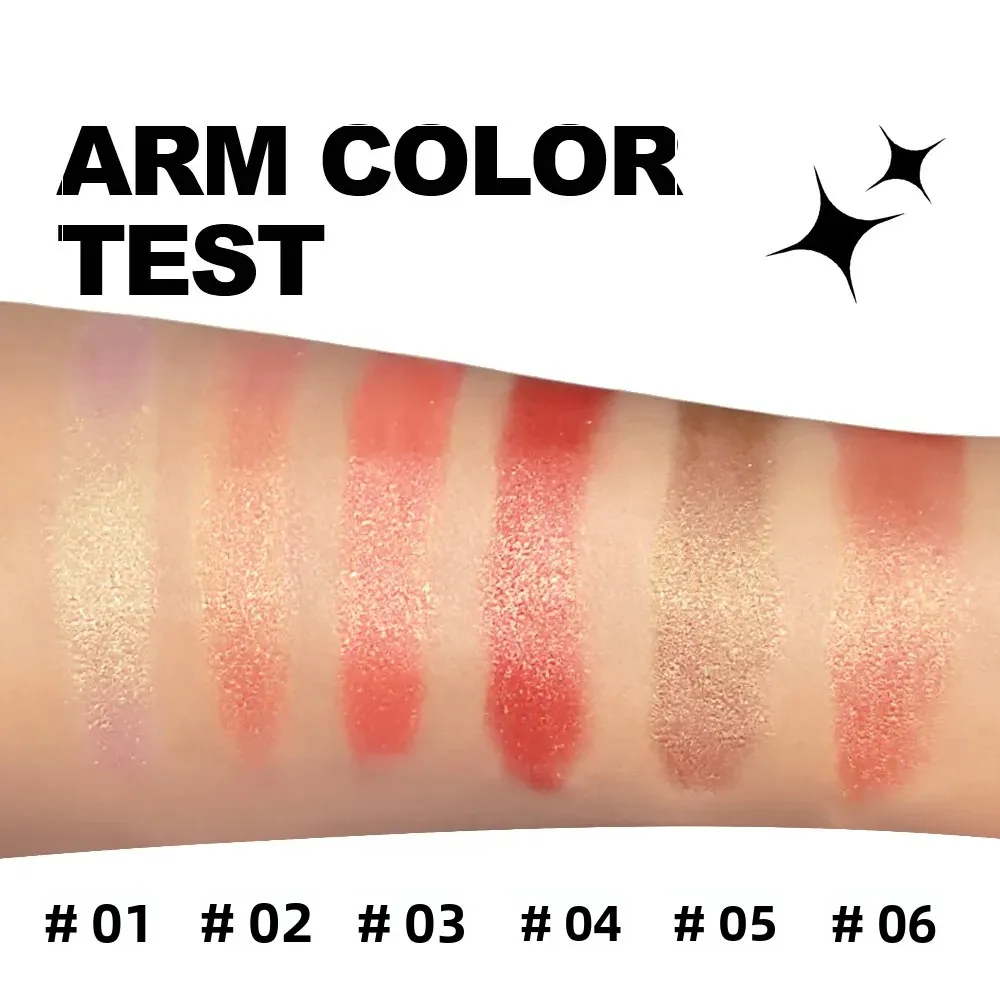 Shimmer METALLIC ลิปสติกชุดกันน้ํา Glitter High Pigment SHINY Sparkling Pearl Lipgloss แต่งหน้าติดทนนาน