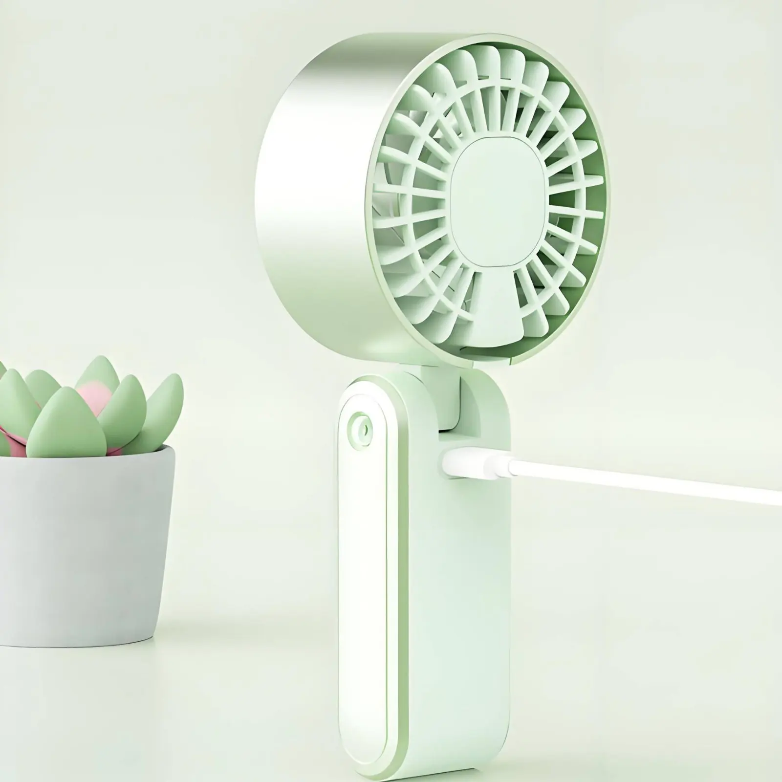 

Portable Handheld Fan Ultra Quiet USB Rechargeable Fan for Outdoor