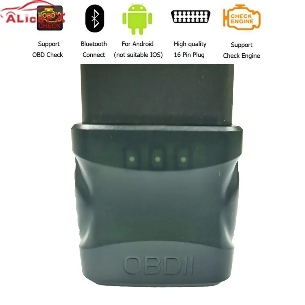 Outil de Diagnostic de Voiture V1.5 ELM327, Bluetooth, pour IOS/Android, PC, 3 en 1, ELM327