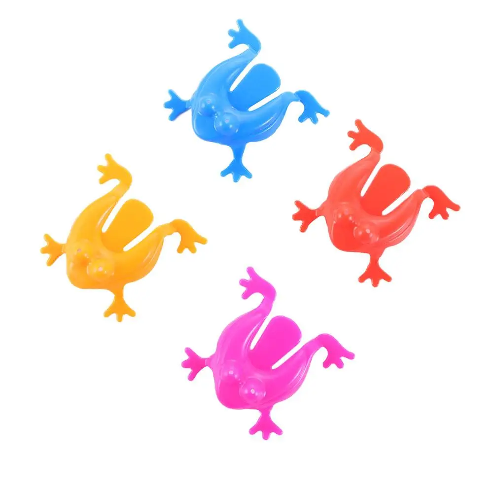 Kids Party Favor Birthday Gift Educational Toys Bounce Fidget Toys Stress Reliever Toys Jumping Frog Frog Action Toy