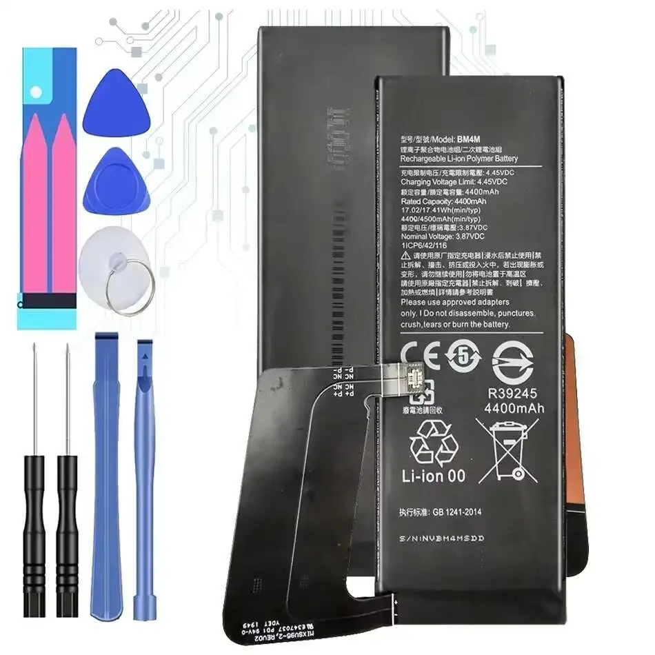 

4400Mah High-Efficiency Stable Mobile Phone Battery For Xiaomi MI 10 Pro 10Pro 5G Mi10 BM4M
