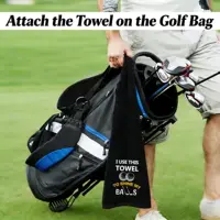 Funny Microfiber Premium Golf Towel, Embroidered Golf Towels for Golf Bags for Men&Women, Golf Accessories for Men Golfers Dad 3