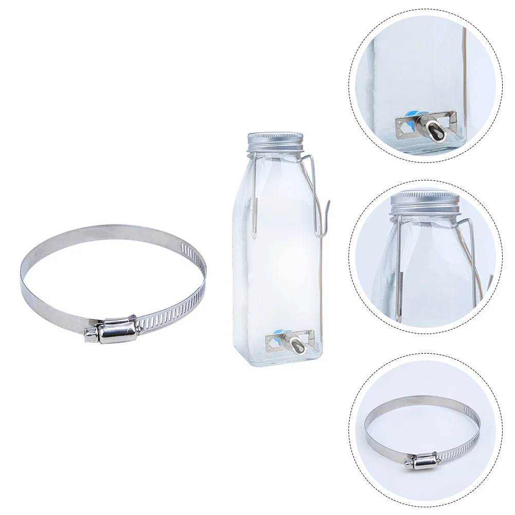 

1 set Small Drinking Bottle Rabbit Waterer Hanging Anti-Leak Water Kettle For Hamster Pet Water Bottle Small Pet Waterer