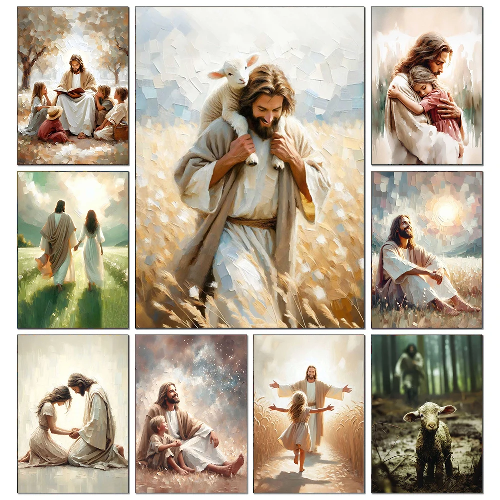 

Jesus Christ Diamond Art Painting Christian Jesus Portrait Full Diamond Mosaic Embroidery DIY Home Decor Gift New Arrivals