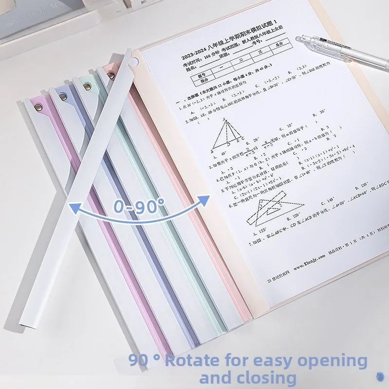 

Набор из 5 шт. — Вращающийся папка-скоросшиватель A4 с выдвижными карманами, прозрачный органайзер для документов